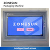 ZONESUN 4 Side Sealing Horizontal Flow Wrapper ZS-DCF100