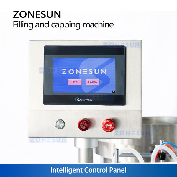 ZONESUN Squeeze Bottle Filling and Capping Machine Peristaltic Pump Filler ZS-AFC33