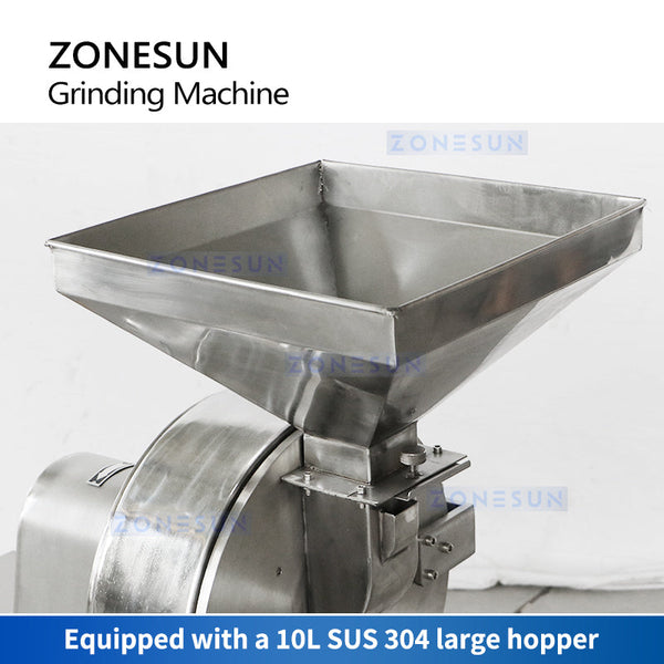 ZONESUN ZS-PGM320 10L Hopper Fine Powder Grinding Machine