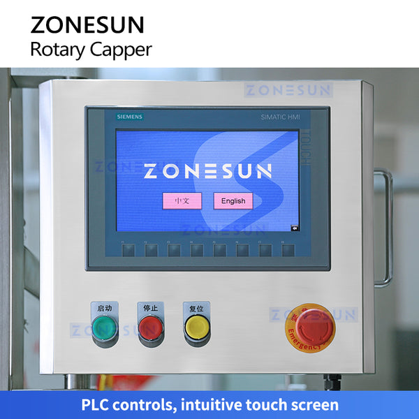 ZONESUN High Speed Rotary Capping Machine with Cap Elevator ZS-XG440Q