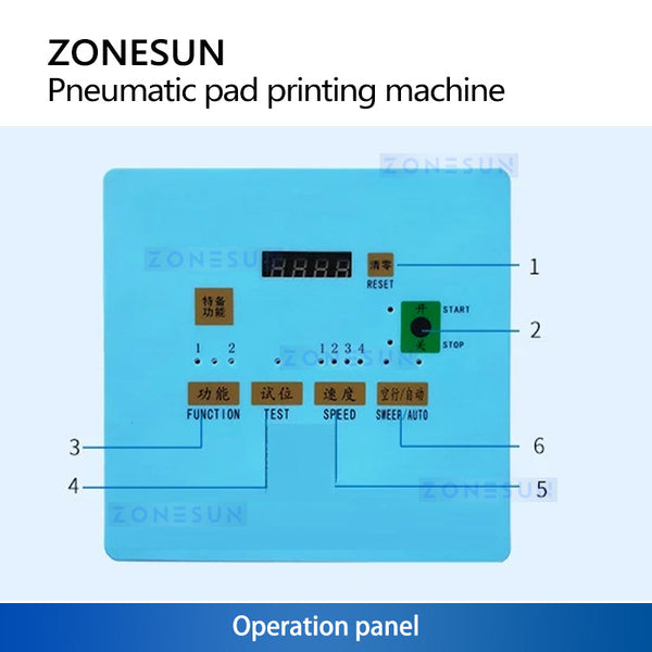 Zonesun ZS-QYY1 Pneumatic Pad Printing Machine