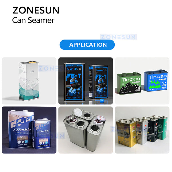 Zonesun ZS-CS2 Large-sized Rectangular Can Seamer Sealing Machine