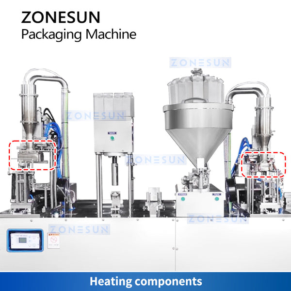 ZONESUN Milk Yogurt Gable Top Packaging Machine Filler Carton Filling  ZS-GTC1000