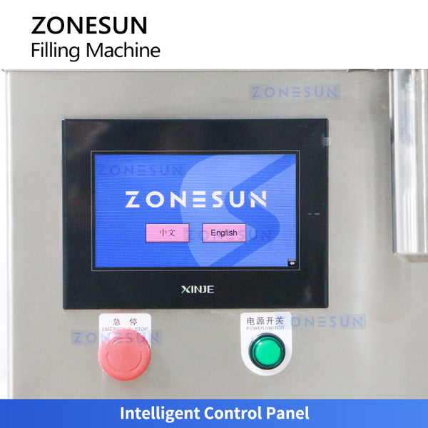 ZONESUN ZS-VGPJ1 Pneumatic Psaste Scrub Cream Filling Machine | Hydraulic Press