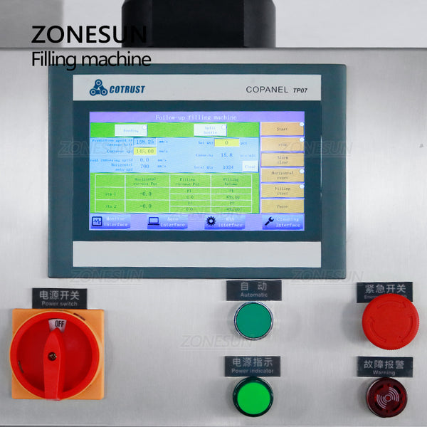 ZONESUN ZS-VTPF2 2 Head Tracking Filling Machine