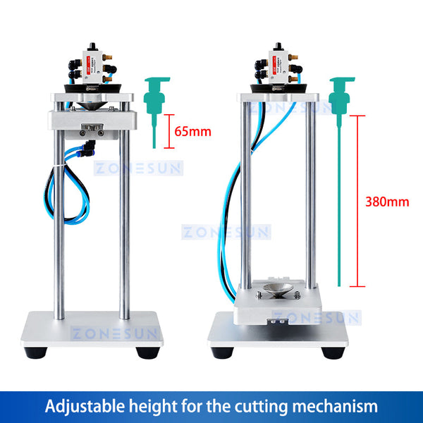 ZONESUN ZS-JG300 Pneumatic Tube Cutter Spray Perfume Pump Tube Cutting Machine