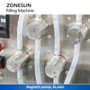 ZONESUN ZS-DTMP4D Automatic Magnetic Pump 4 Nozzles Lifting Filling Machine