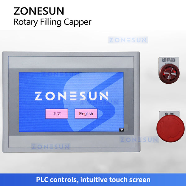 ZONESUN Monoblock Rotary Filling and Capping Machine ZS-FAL180F3