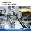 ZONESUN ZS-ZH15 Automatic Airplane Box Folding Machine Intelligent Cartoning Packing Machine