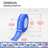 Zonesun ZS-TBRH100 Horizontal Small BottleTube Labeler with Traying System