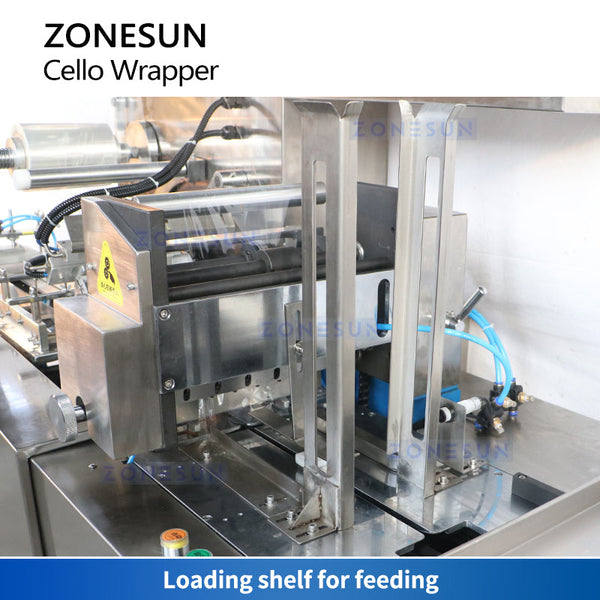 ZONESUN ZS-TD280 Automatic BOPP OPP Film Cellophane Wrapping Machine