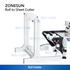 ZONESUN EVA foam PET PVC Reflective Film Roll to Sheet Cutting Machine ZS-DBC300