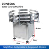 ZONESUN ZS-SP600Z Automatic Rotary Round Plastic Bottle Jar Collecting Packaging Sorting Turntable Machine