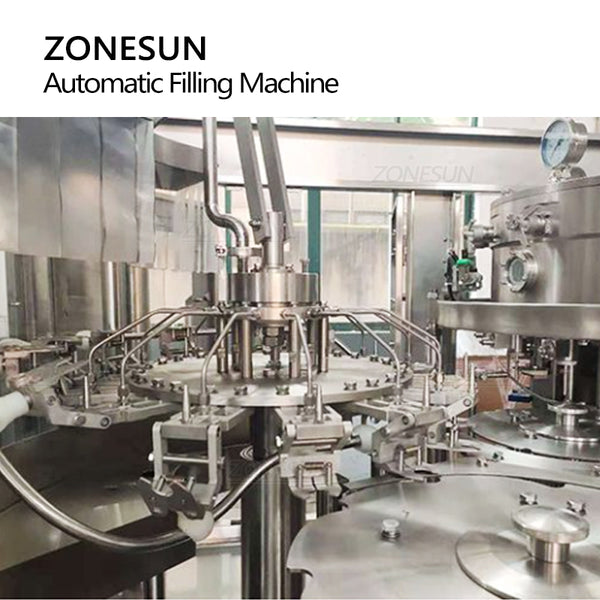 ZONESUN ZS-AFMC 24000BPH Full Automatic PET Bottle Carbonated Water Filling System