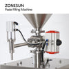 ZONESUN ZS-GTSM1 Semi-automatic Servo Motor Rotor Pump Paste Filling Machine