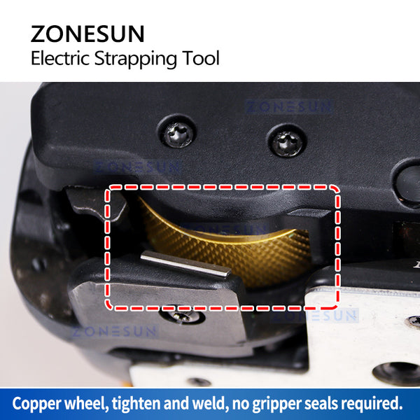 ZONESUN Handheld Battery Power PP/PET Strapping Machine ZS-PQ2