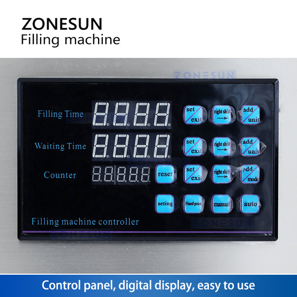 ZONESUN ZS-NP2 Peristaltic Pump Liquid Paste Filling Machine