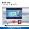 ZONESUN ZS-DTMPZ1 Automatic  Magnetic Pump Liquid Filling Machine with Conveyor