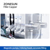 ZONESUN Desktop Monoblock Magnetic Pump Filling and Capping Machine ZS-DTFC4