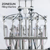 ZONESUN Automatic Pneumatic Bottle Viscous Liquid Filling Machine ZS-YT6T-6Y