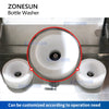 ZONESUN Semi Automatic Bottle Washer Cleaning Machine Bottle Rinsing Equipment ZS-WB2S