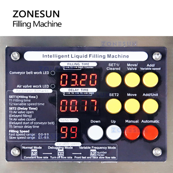 ZONESUN High Temperature Resistant Automatic Hot Liquid Filling Machine ZS-DTPP100C