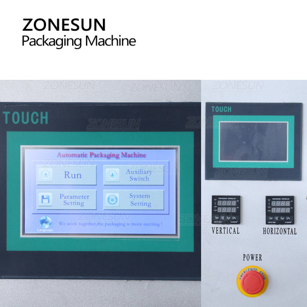 ZONESUN vffs Three side Powder Filling and Sealing Machine ZS-F100