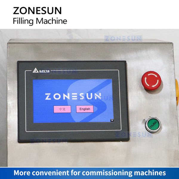 ZONESUN Automatic Rotor Pump Peanut Butter Chili Sauce Filling Machine ZS-VTRP1D