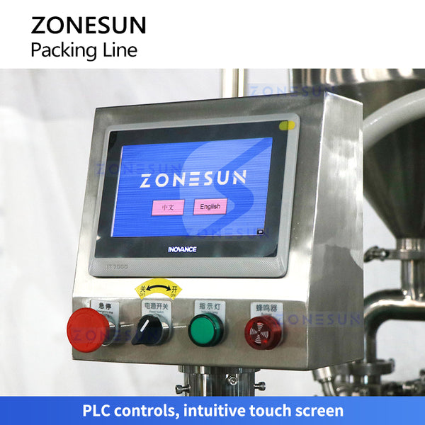 ZONESUN ZS-FAL180F4 Automatic Thick Liquids Filling Production Line