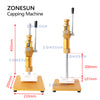 ZONESUN ZS-TYG2 Manual Perfume Crimping Machine Spray Bottle Crimper