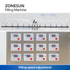 ZONESUN ZS-MPYT12P 12 Heads Semi Automatic Magnetic Pump Liquid Filling Machine