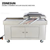 ZONESUN Automatic Double Chamber Vacuum Packaging Machine Food Sealers