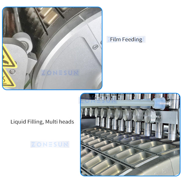 ZONESUN Automatic Laundry Pods Paker Washing Pods Water Soluble Packaging Equipment ZS-NZC350