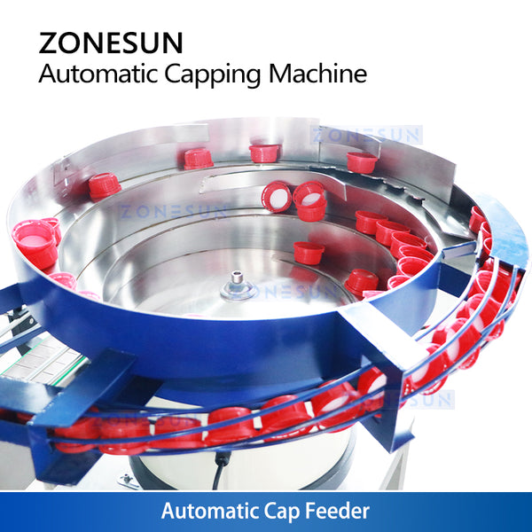 ZONESUN Jerry Can Capping Machine F-style Container Capper with Cap Feeder ZS-XG440H