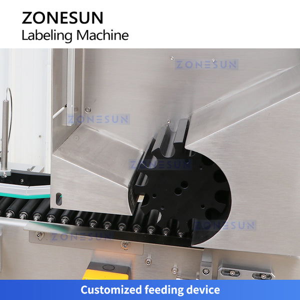 ZONESUN ZS-TB823F Automatic Top and Sides Labeling Machine