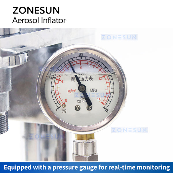 ZONESUN ZS-CQ1 Aerosol Can Gas Filling Machine