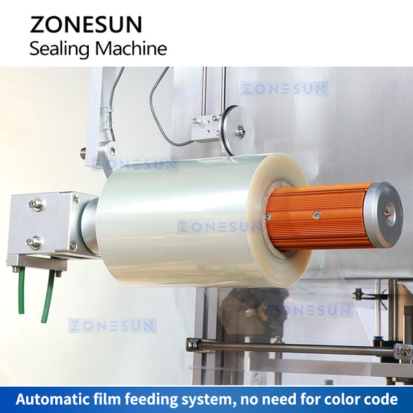 ZONESUN ZS-FKR4T Automatic PP/PE/PET/PS/Aluminum Foil Cup Sealing Machine