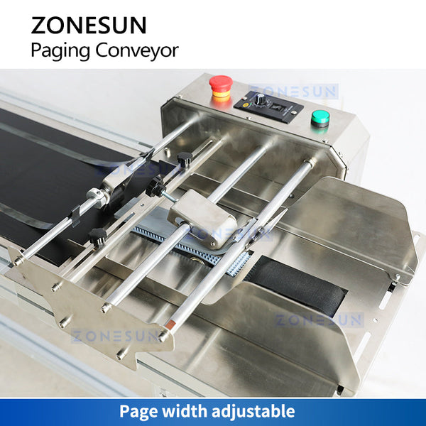 ZONESUN ZS-CS350 Friction Feeder Conveyor for Printing Machine Labeling Machine