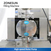 ZONESUN Automatic Rotor Pump Peanut Butter Chili Sauce Filling Machine ZS-VTRP1D