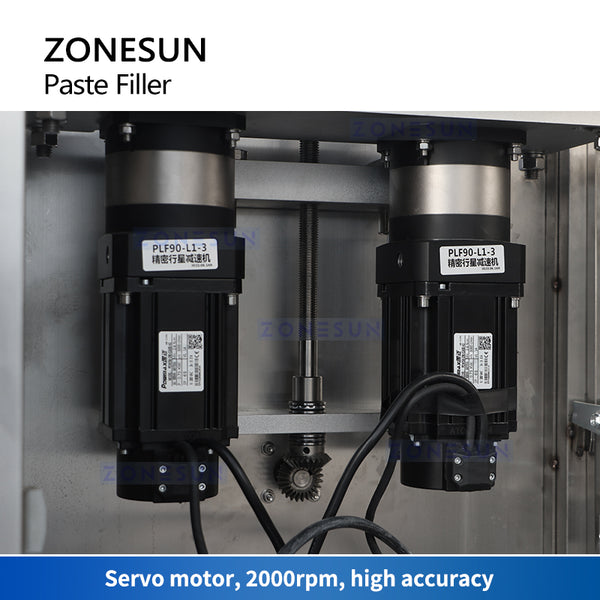 ZONESUN Double Head Rotor Pump Jams Cream Paste Filling Machine ZS-VTRP2A