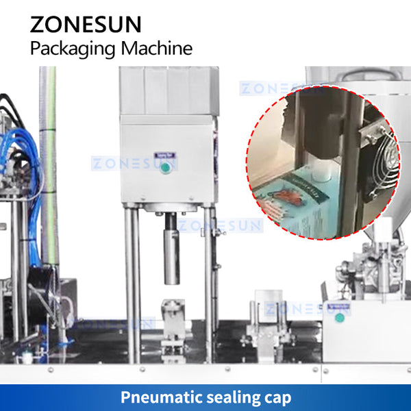 ZONESUN Milk Yogurt Gable Top Packaging Machine Filler Carton Filling  ZS-GTC1000