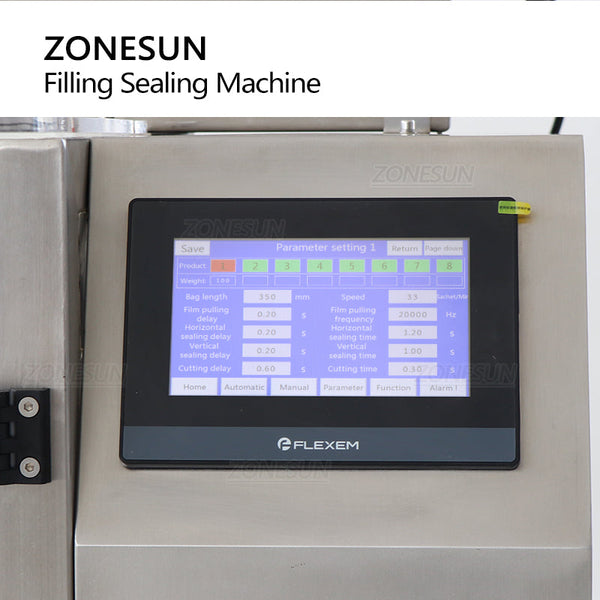 ZONESUN ZS-GFYT320 Automatic Liquid Pouch Bag Filling Sealing Machine With Printer