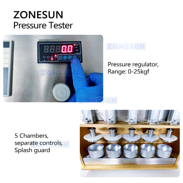 ZONESUN Laundry Condensation Pressure Tester ZS-PT1