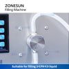 ZONESUN ZS-MPYT250C Automatic Magnetic Pump Liquid Filling Machine With Conveyor