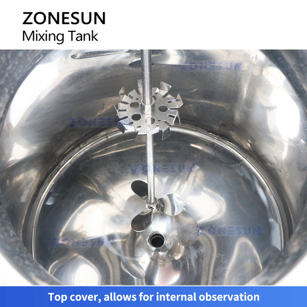 ZONESUN ZS-PMT100L Pneumatic Mixing Tank