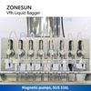 ZONESUN VFFS Liquid Bagger Monoblock Sachet Packaging Filling and Sealing Machine ZS-FSMP8