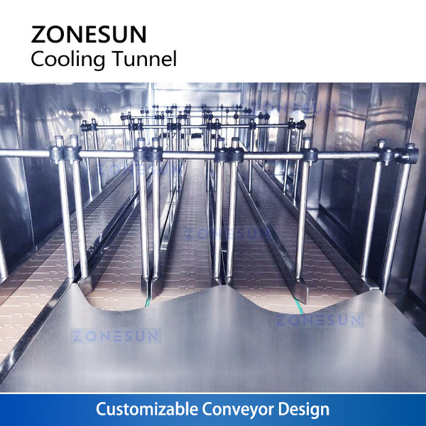 ZONESUN ZS-CT4 Industrial Cooling Tunnel Cool Enrobed Products