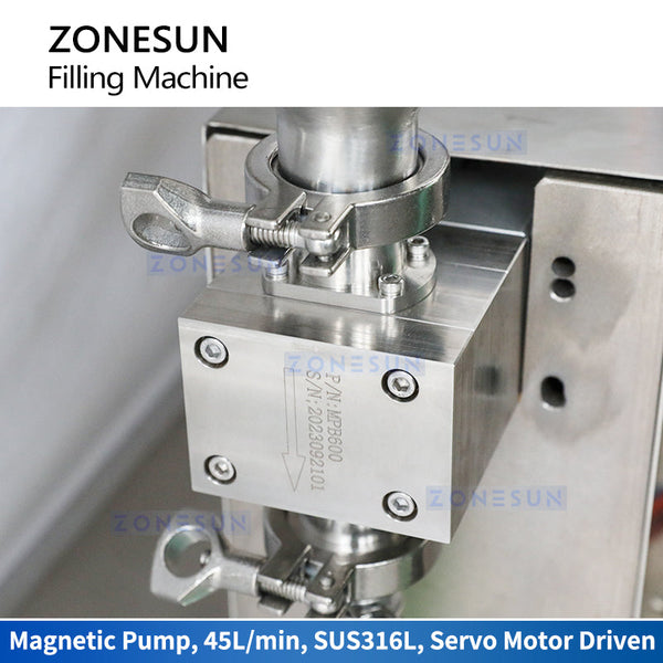 ZONESUN ZS-VTMP1N Automatic Paste Servo Magnetic Pump Filling Machine