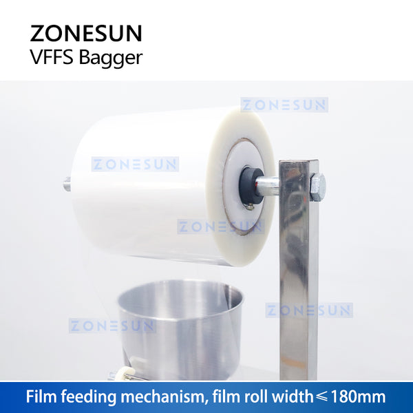 ZONESUN ZS-GZ200 Automatic Grain Filling and Sealing Machine 3 Side Seal with Printer