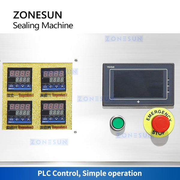 ZONESUN ZS-FK4C Semi Automatic Yogurt Cup Sealing Machine